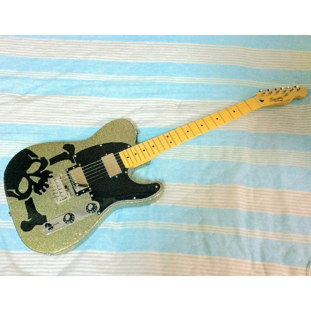 HARUNA TELECASTER DARK SILVER SPARKLE