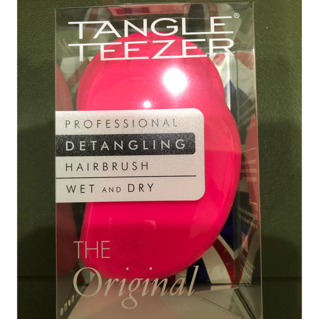 コストコ(コストコ)のタングルティーザ TANGLE TEEZER オリジナル ピンク ヘアブラシ  コスメ/美容のヘアケア/スタイリング(ヘアブラシ/クシ)の商品写真