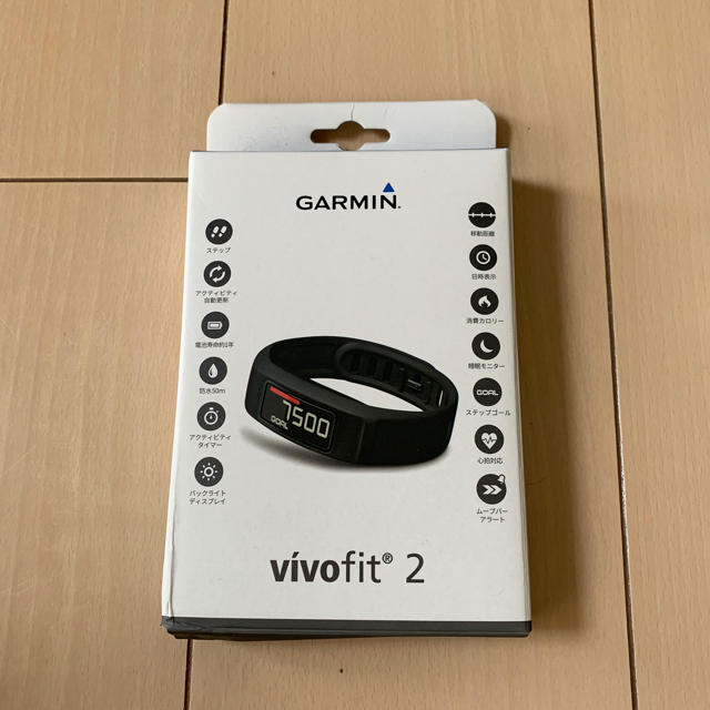 GARMIN(ガーミン)のGARMIN vivofit2 本体 ベルト４本セット アクティブトラッカー スポーツ/アウトドアのトレーニング/エクササイズ(その他)の商品写真