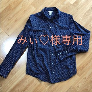 フォーエバートゥエンティーワン(FOREVER 21)の【みぃ♡様専用】Forever21 ドット柄 シャツブラウス(シャツ/ブラウス(長袖/七分))