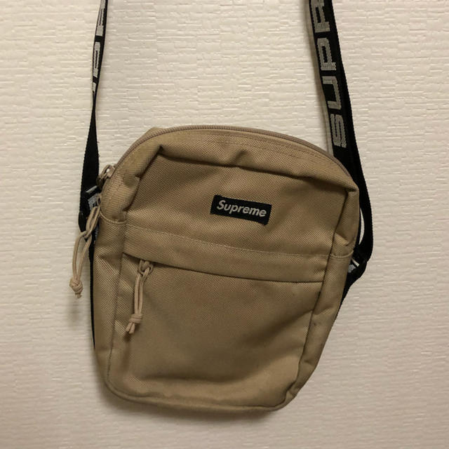 supreme 18ss shoulder bag tan ショルダーバッグ