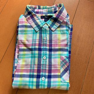 ギャップキッズ(GAP Kids)の【used】gap kidsチェックシャツ140(ブラウス)