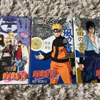 シュウエイシャ(集英社)のNARUTO NARUTO展特典 風の書・雷の書・在の書(少年漫画)