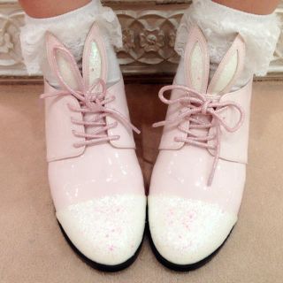 スワンキス(Swankiss)のswankiss rabbit shoes 🐇♡(ローファー/革靴)