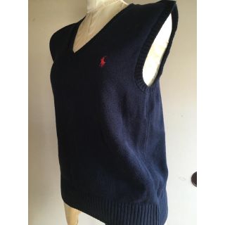 ポロラルフローレン(POLO RALPH LAUREN)の【Polo by Ralph Lauren/ラルフ】ニット ベスト ネイビー(ベスト/ジレ)