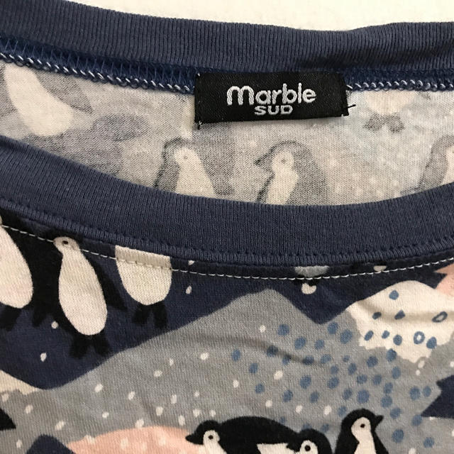 marble(マーブル)のmarble sud マーブルシュッド ペンギン Tシャツ レディースのトップス(Tシャツ(半袖/袖なし))の商品写真