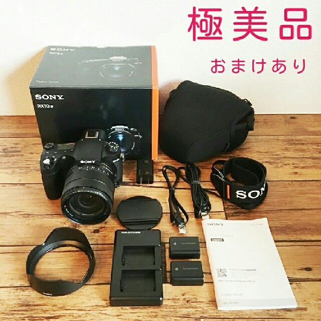 5％オフクーポン☆【新品並】SONY RX10m4 おまけ付き 動体撮影に最適