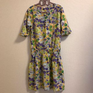 ユナイテッドアローズグリーンレーベルリラクシング(UNITED ARROWS green label relaxing)の花柄ワンピース(ワンピース)