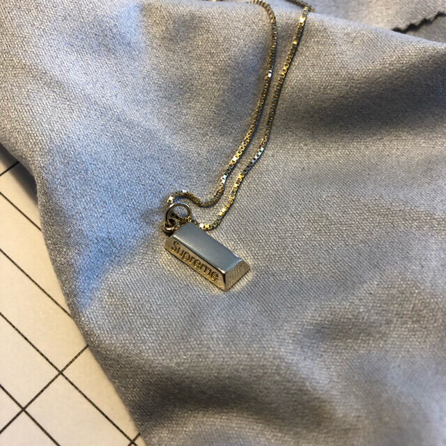 Supreme - 16SS Supreme gold bar pendant 14K ゴールドの通販 by 