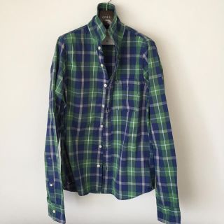 アバクロンビーアンドフィッチ(Abercrombie&Fitch)のアバクロ メンズチェックシャツ Mサイズ(シャツ)