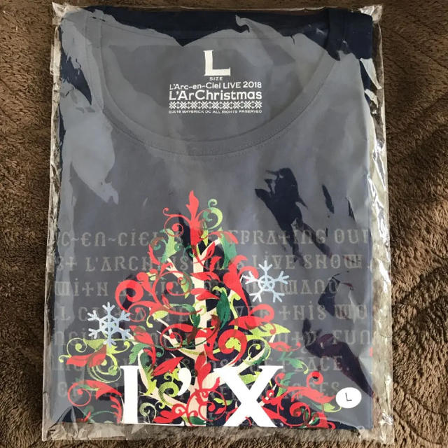 L'Arc～en～Ciel(ラルクアンシエル)のラルクリスマス Tシャツ セブンイレブン限定 Lサイズ メンズのトップス(Tシャツ/カットソー(半袖/袖なし))の商品写真