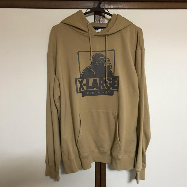 XLARGE OG フーディー パーカー ブラウン