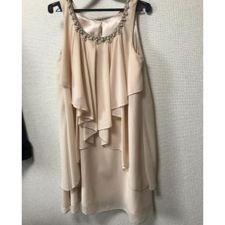 レッセパッセ(LAISSE PASSE)の【美品】結婚式　パーティードレス(ひざ丈ワンピース)