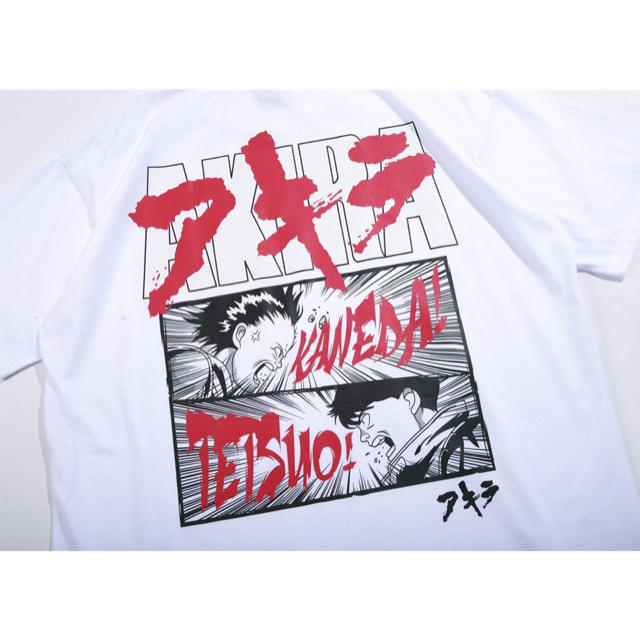 AKIRA アキラ Tシャツ XL 漫画 男女兼用 ストリート HIPHOP メンズのトップス(Tシャツ/カットソー(半袖/袖なし))の商品写真