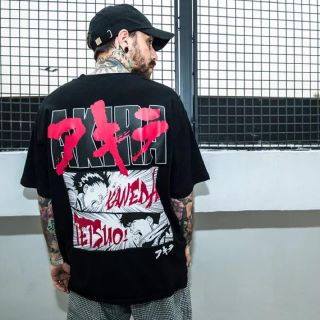 AKIRA アキラ Tシャツ XL 漫画 男女兼用 ストリート HIPHOP(Tシャツ/カットソー(半袖/袖なし))