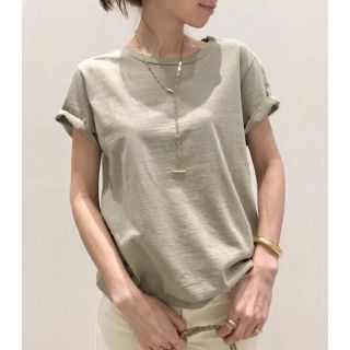 アパルトモンドゥーズィエムクラス(L'Appartement DEUXIEME CLASSE)の L'Appartement REMI RELIEF Compact Tシャツ(Tシャツ(半袖/袖なし))