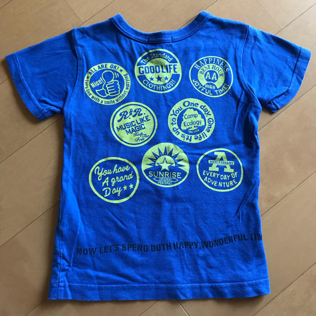 ampersand(アンパサンド)のアンパサンド 青Tシャツ キッズ/ベビー/マタニティのキッズ服男の子用(90cm~)(Tシャツ/カットソー)の商品写真