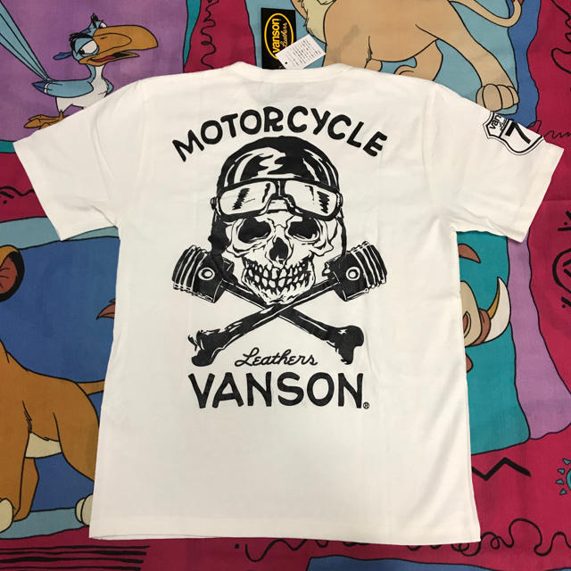 VANSON(バンソン)のバンソン/VANSON/新品・スカル・Tシャツ/ライダース メンズのトップス(Tシャツ/カットソー(半袖/袖なし))の商品写真