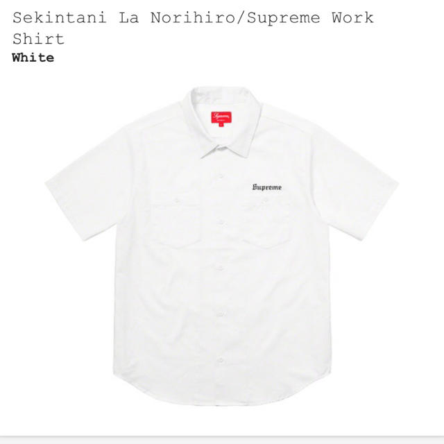 supreme sekintani work shirt M 白