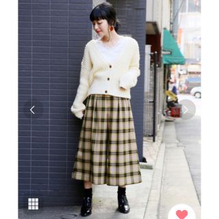 ローリーズファーム(LOWRYS FARM)のLOWRYSFARM チェックスカーチョ(カジュアルパンツ)