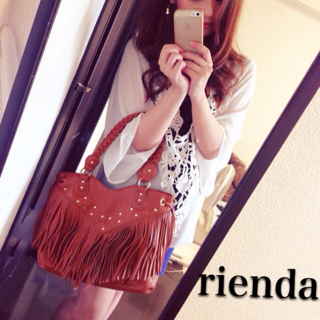 rienda(リエンダ)のrienda//フリンジバック レディースのバッグ(トートバッグ)の商品写真