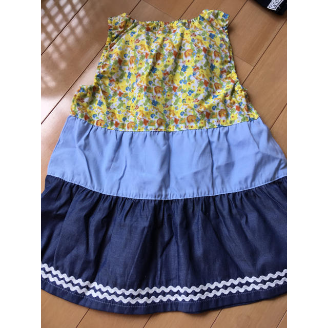 しまむら(シマムラ)のワンピース 90 キッズ/ベビー/マタニティのキッズ服女の子用(90cm~)(ワンピース)の商品写真