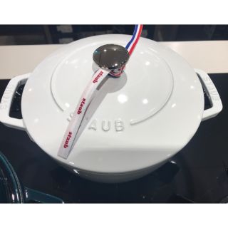 ストウブ(STAUB)の《直営店限定 人気 希少モデル》staub Wa-NABE M ホワイト 白(食器)