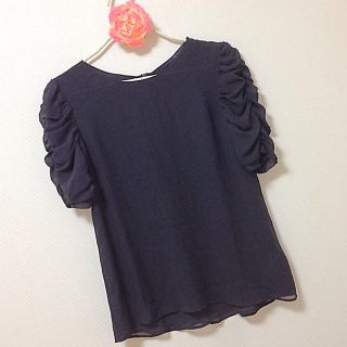 セオリー(theory)の美品♡セオリー シルク素材 トップス(シャツ/ブラウス(半袖/袖なし))