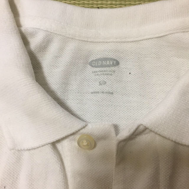 Old Navy(オールドネイビー)のOLD NAVY白ポロシャツ メンズのトップス(ポロシャツ)の商品写真