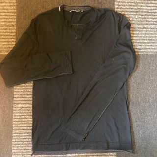 ドルチェアンドガッバーナ(DOLCE&GABBANA)のドルガバ ロンT DOLCE&GABBANA サイズ46 黒(Tシャツ/カットソー(七分/長袖))