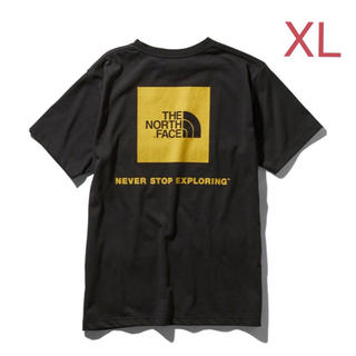 ザノースフェイス(THE NORTH FACE)のS/S Square Logo Tee イエロー XL(Tシャツ/カットソー(半袖/袖なし))