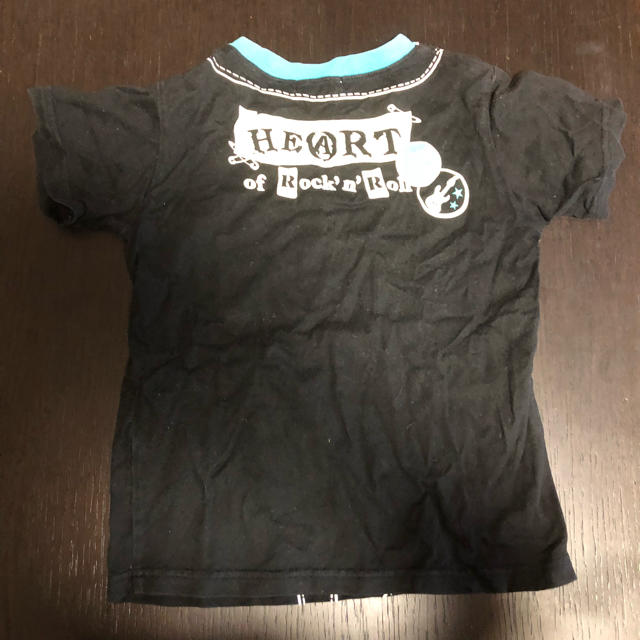 HusHush(ハッシュアッシュ)のハッシュアッシュ HUSHUSH 黒 Tシャツ 110 キッズ/ベビー/マタニティのキッズ服男の子用(90cm~)(Tシャツ/カットソー)の商品写真