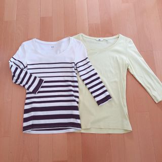 ユニクロ(UNIQLO)のユニクロ 七分袖セット(カットソー(長袖/七分))