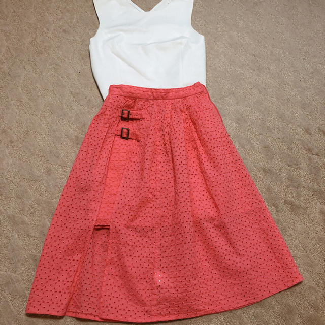 Lily Brown(リリーブラウン)のラップスカート レディースのスカート(ひざ丈スカート)の商品写真