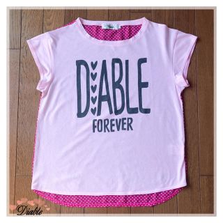 ディアブル(Diable)のDiable Tシャツ ピンク(Tシャツ/カットソー)