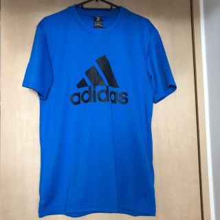 アディダス(adidas)のadidas アディダス Tシャツ スポーツタイプ生地 メンズLサイズ(Tシャツ/カットソー(半袖/袖なし))