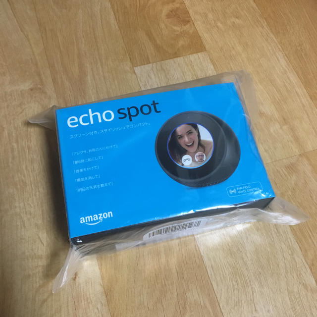 amazon echo spot 新品未開封 スマホ/家電/カメラのオーディオ機器(スピーカー)の商品写真