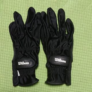 ウィルソン(wilson)のテニスグローブ  黒 M(その他)