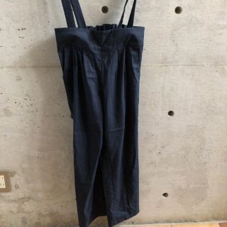 ビームス(BEAMS)のbeams ネイビーサロペット 美品(サロペット/オーバーオール)