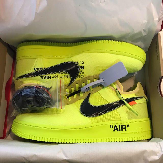 28cm NIKE OFF-WHITE AIR FORCE 1 VOLT靴/シューズ