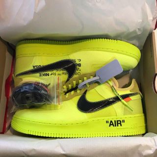 ナイキ(NIKE)の28cm NIKE OFF-WHITE AIR FORCE 1 VOLT(スニーカー)