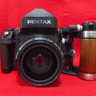 ペンタックス(PENTAX)のPENTAX67Ⅱ + PENTAX67 1:2.8 75mm AL + その他(フィルムカメラ)