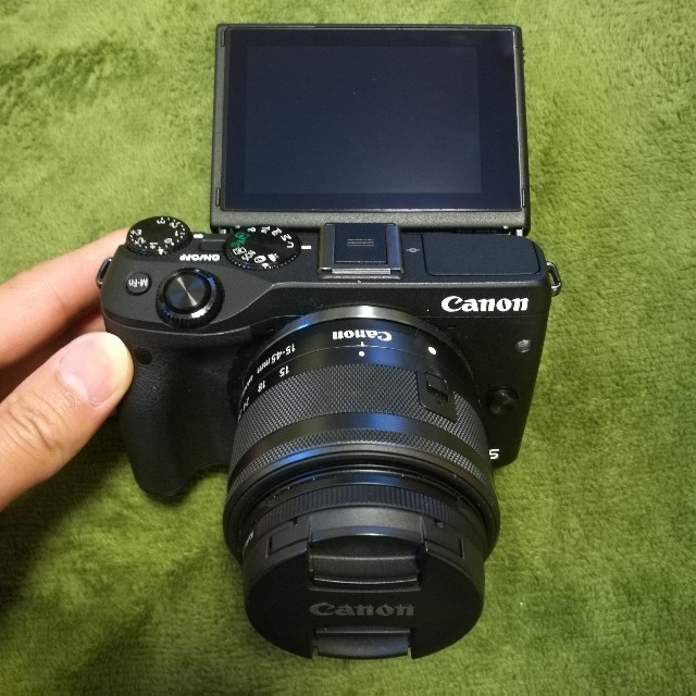 Canon(キヤノン)の<dk様専用>Canon EOS M3 スマホ/家電/カメラのカメラ(ミラーレス一眼)の商品写真