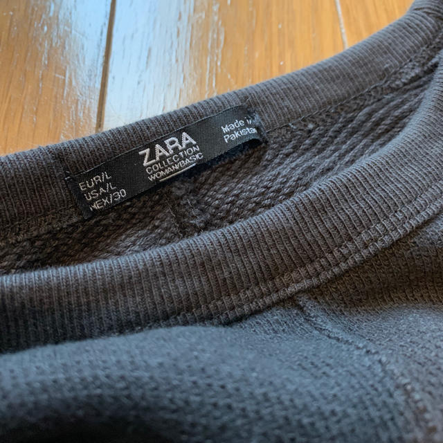 ZARA(ザラ)のZARA スウェットワンピ レディースのワンピース(ひざ丈ワンピース)の商品写真