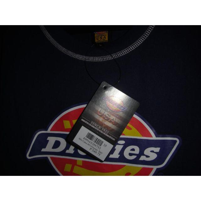 Dickies(ディッキーズ)の新品　ディッキーズ　長袖Ｔシャツ　Mサイズ　紺 メンズのトップス(Tシャツ/カットソー(七分/長袖))の商品写真