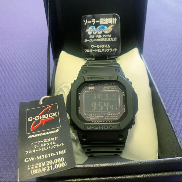 G-SHOCK(ジーショック)のG-SHOCK GW-M5610-1BJF ソーラー電波時計 メンズの時計(腕時計(デジタル))の商品写真