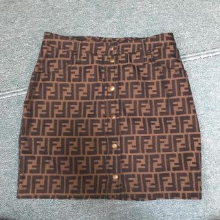 フェンディ(FENDI)のFENDI ズッカ柄 スカート(ミニスカート)