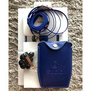 アイフォーン(iPhone)のSudio VASA Blue カナル型リモコンマイク付イヤホン(ヘッドフォン/イヤフォン)