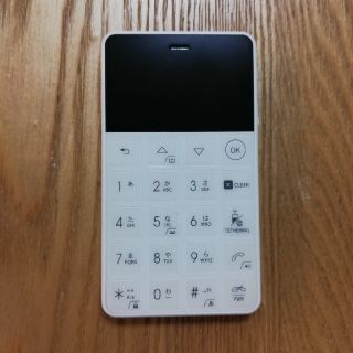 Niche Phone-S 4G MOB-N18-01-WH(携帯電話本体)