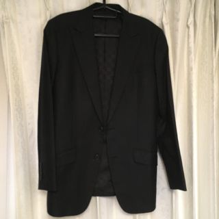 コムサデモード(COMME CA DU MODE)の元値7-8万円 スーツ ブラック ウール シルク (セットアップ)